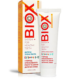 Детская зубная паста Biox 6-12 лет 50 мл карамель