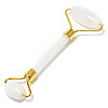 Роликовий масажер Facial Massage Roller Gua Sha Нефрит 14.5х6 см Білий