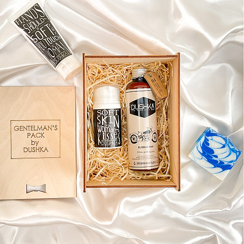 Чоловічий подарунковий набір Dushka Gentleman's Box 4 шт