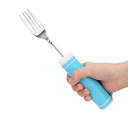 Столовый набор для людей с тремором или артритом с фиксатором Lab Shengton STSE-017 246 мм Голубой (11389-61393)