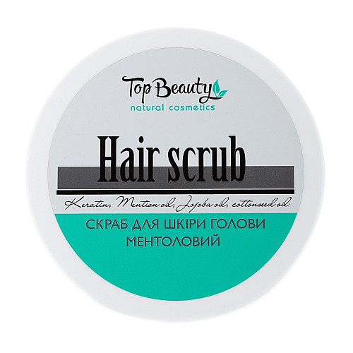 Скраб-пилинг для кожи головы Ментоловый Top beauty 250мл