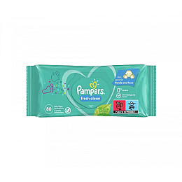 Дитячі вологі серветки Pampers Fresh Clean 52 шт