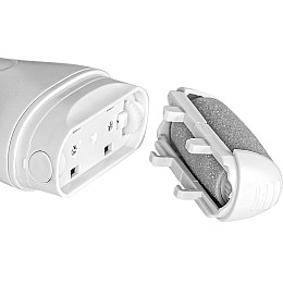 Електрична пилка для педикюру пемза для п'яток з акумулятором Lesko D-65 600 мАч Білий (11027-62024)