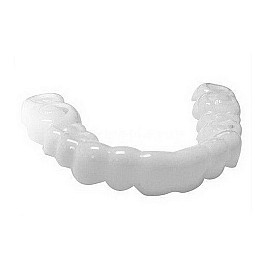Съемные виниры на нижнюю челюсть Snap On Smile Veneers One Size Белый