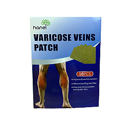 Пластырь от варикоза и отеков в ногах Hanel Varicose Veins Patch 10 шт