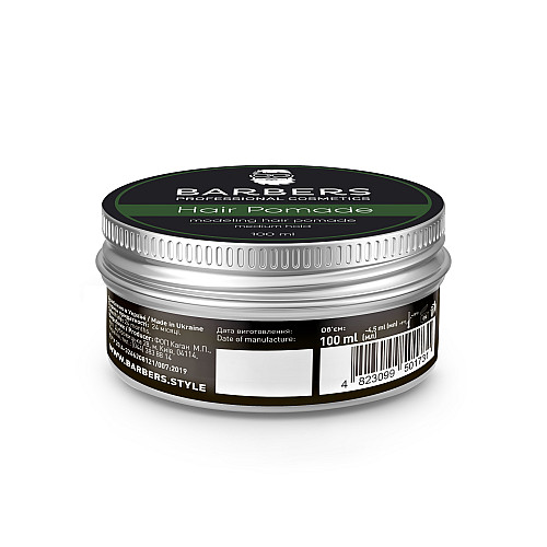 Помада для волосся Barbers Modeling Hair Pomade Medium Hold 100 мл