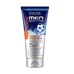 Гель после бритья 5в1 Men Extreme Active Q10+R Eveline 200 мл
