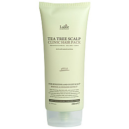 Маска-пілінг для шкіри голови з чайним деревом Tea Tree Scalp Hair Pack Lador 200 мл