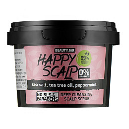 Очищуючий скраб для шкіри голови Happy Skalp Beauty Jar 100 г