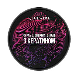 Скраб для шкіри голови з кератином Reclaire 200 мл