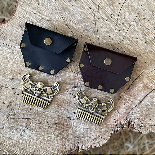 Кожаный чехол на расческу для бороды Gorillas Accessories