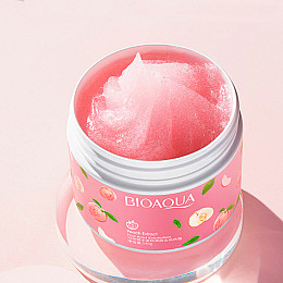 Пілінг для обличчя тіла BIOAQUA з екстрактом персика та фруктовими кислотами 140г