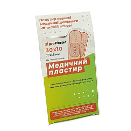 Медичний пластир 30 пач *10 шт ProPlaster