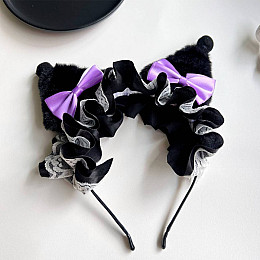 Обруч Bioworld Куромі Kuromi Моя Мелодія Onegai My Melody м'який (23134)