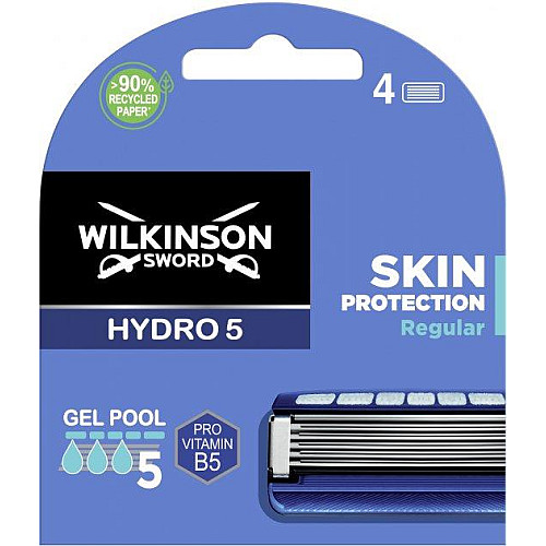 Сменные кассети для бритья Wilkinson Sword Hydro 5 Skin Protection Regular 4 шт.