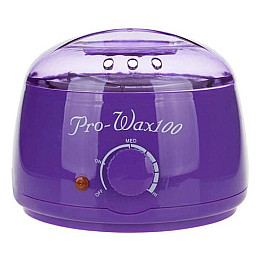 Воскоплав баночний PRO-WAX 100 з терморегулятором для воску у банці/гранулах Purple (14987-hbr)