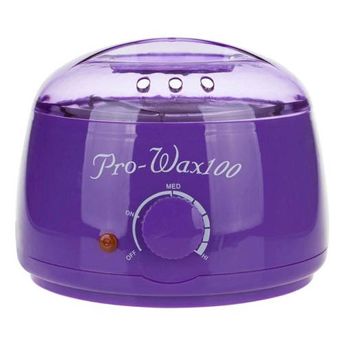 Воскоплав баночный PRO-WAX 100 с терморегулятором для воска в банке/гранулах Purple (14987-hbr)