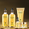 Подарунковий набір IMAGES Golden Luxury Moisturizing Five-Piece Set з золотом для догляду за шкірою обличчя