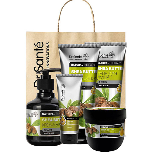 Набір для догляду за тілом Shea Butter Dr.Sante Natural Therapy 5 шт