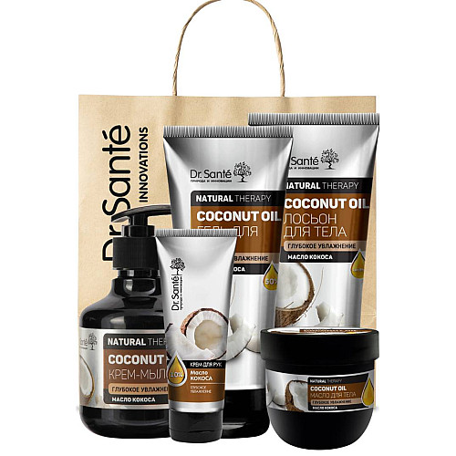 Набір для догляду за тілом Coconut Oil Dr.Sante Natural Therapy 5 шт (54000239)