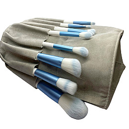 Набор кистей для макияжа Beik-Morandi Morandi 12 штук в чехле Голубой (mu12OL)