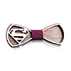 Дерев'яний метелик HatynkaUA SUPERMAN Бордовий (SUN0051)