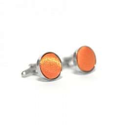 Запонки Оранжевые Однотонные Zphs-3130