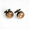 Деревянные Запонки Круглые Bmw Dzp-0613