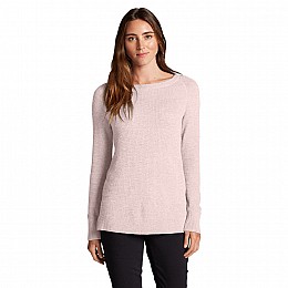 Пуловер Eddie Bauer Womens Lux Thermal Crewneck Sweater HTR M Розовый (0303PIH-M)