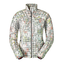 Куртка Eddie Bauer Womens MicroTherm StormDown Jacket Print CHROME S Серый (1142CH-S)