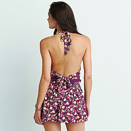 Майка AEO Halter Tie Back Burgundy M Бордовый (2351-7367BG)
