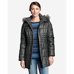 Куртка Eddie Bauer Women High Pass Down Parka CINDER XS Сіра (9942CI-XS)