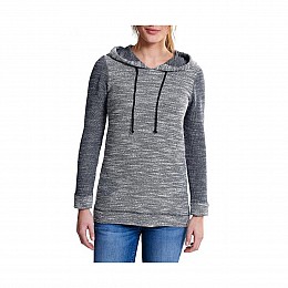 Пуловер Eddie Bauer Womens Kapuzenpullover NAVY MELIERT L Серый (GR4132NVM)