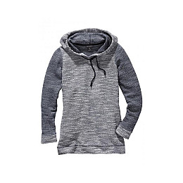 Пуловер Eddie Bauer Womens Kapuzenpullover NAVY MELIERT L Серый (GR4132NVM)