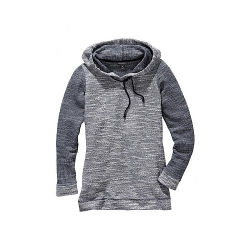 Пуловер Eddie Bauer Womens Kapuzenpullover NAVY MELIERT L Сірий (GR4132NVM)