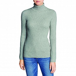 Пуловер Eddie Bauer Womens Rollkragenpullover L Серый (EB2448TGH)