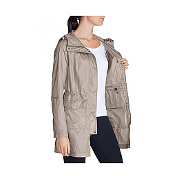 Плащ Eddie Bauer Womens Somerland Convertible Trench Coat XS Сірий (5048LTAU-XS)