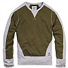 Кофта Brandit Liam Sweatshirt Rip S Олива/Серый (5014-S)