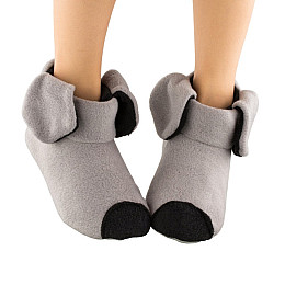 Домашние тапочки с ушками KotiCo Собачки 38-39 Серо-черные (Tdog_grey_black_38_39)