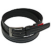 Кожаный ремень Skipper 110-130 x 3.8 см Черный (1092-38)
