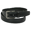 Кожаный ремень Skipper 110-130 x 3.5 см Черный (1052-35)