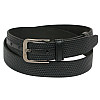 Шкіряний ремінь Skipper 110-130 x 3.5 см Чорний (1051-35)