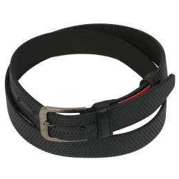 Кожаный ремень Skipper 110-130 x 3.5 см Черный (1051-35)