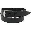Шкіряний ремінь Skipper 110-130 x 3.8 см Чорний (1070-38)