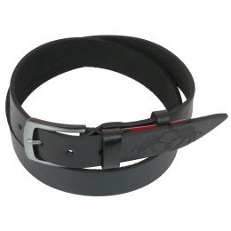 Кожаный ремень Skipper 110-130 x 3.8 см Черный (1070-38)