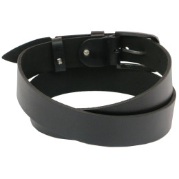 Кожаный ремень Skipper 110-130 x 3.8 см Черный (1070-38)