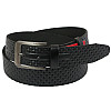 Кожаный ремень Skipper 110-130 x 3.8 см Черный (1110-38)