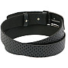 Кожаный ремень Skipper 110-130 x 3.8 см Черный (1110-38)