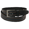 Кожаный ремень Skipper 110-130 x 3.8 см Черный (1014-38)