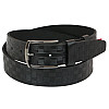 Шкіряний ремінь Skipper 110-130 x 3.8 см Чорний (1091-38)